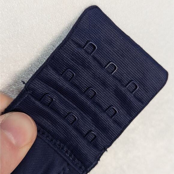 Soma Stunning Support Full Coverage Floral Lace Underwire Navy Blue Bra Size 34D - Picture 5 of 9